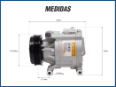 Compressores COMPRESSOR SCROLL PEQUENO PALIO 1.0/1.3/1.4 2004/2008 Imagem Miniatura 4
