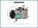 Compressores COMPRESSOR SANDEN MERCEDES-BENZ CLASSE C 2.0 2013 - PXC14 1787 Imagem Miniatura 4