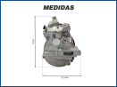 Compressores COMPRESSOR SANDEN MERCEDES-BENZ CLASSE C 2.0 2013 - PXC14 1787 Imagem Miniatura 5