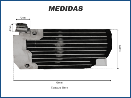 Evaporadores EVAPORADOR SCANIA 114 / 124 - 1998>2007 Imagem 3