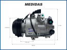 Compressores COMPRESSOR DOOWON - HYUNDAI IX35 / KIA SPORTAGE 2.0 16V - 2010>2015 Imagem Miniatura 5