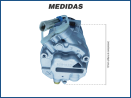 Compressores COMPRESSOR MAHLE - CHEVROLET CELTA / PRISMA - 1.0 / 1.4 - 2012>2015 Imagem Miniatura 4