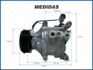 Compressores COMPRESSOR DENSO - TOYOTA COROLLA 1.8 - 2008>2010 Imagem Miniatura 5