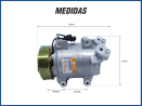 Compressores COMPRESSOR L200 TRITON / PAJERO 3.2 2008/2014 7PK Imagem Miniatura 4