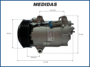 Compressores COMPRESSOR MAGNETI MARELLI - RENAULT MEGANE 2.0 / SCENIC 1.6 / 2.0 - 2007>2012 Imagem Miniatura 5