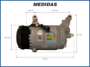 Compressores COMPRESSOR DELPHI - E-TORQ - FIAT PALIO / BRAVO / PUNTO / DOBLO / IDEA / LINEA / PUNTO / SIENA / STRADA - 1.3 / 1.4 / 1.6 / 1.8 - 2008>2015 Imagem Miniatura 5