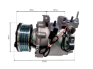 Compressores COMPRESSOR HONDA NEW CIVIC 2.0 / ACCORD / CR-V (CRV) / NEW FIT - TRSE07 Imagem Miniatura 4