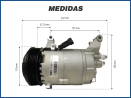 Compressores COMPRESSOR VALEO - FIAT BRAVO / DOBLO / GRAND SIENA / LINEA / PALIO / PUNTO / SIENA / STRADA - 1.3 / 1.4 / 1.6 / 1.8 (MOTOR E-TORQ) - 2011>2015 Imagem Miniatura 4