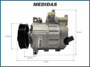 Compressores COMPRESSOR VALEO - VOLKSWAGEN GOLF / JETTA MK5 MK6 / NEW BEETLE / PASSAT / TIGUAN / AUDI A3 / Q3 / Q7 / TT - 2014 Imagem Miniatura 5