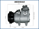 Compressores COMPRESSOR DELPHI - HYUNDAI TUCSON 2.0 / KIA SPORTAGE - GASOLINA - 2010>2015 Imagem Miniatura 5