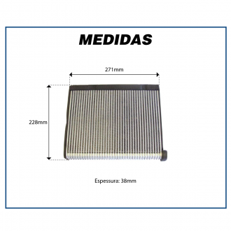 Evaporadores EVAPORADOR MITSUBISHI L200 - 2007 Imagem 2