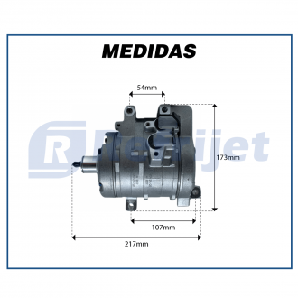 Compressores COMPRESSOR DENSO - HONDA CIVIC SEM POLIA 10S15 - 2006>2011 Imagem 5