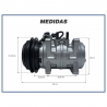 Compressores COMPRESSOR DENSO - 10P15 1A 12V ORELHA - JOHN DEERE 1450 / VALTRA 1780 / BM 100 / BM 110 / BM 120 / BM 125 - BC447190 - 153ORC Imagem Miniatura 5