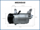Compressores COMPRESSOR MARELLI - FIAT PALIO / STRADA E-TORQ / DOBLO / IDEA / LINEA / PUNTO / SIENA 105MM - 2011>2015 Imagem Miniatura 5