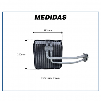 Evaporadores EVAPORADOR RENAULT CLIO ORIGINAL PF Imagem 5