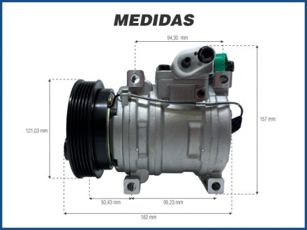 Compressores COMPRESSOR KIA PICANTO 1.0 3CC Imagem 5