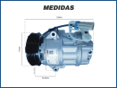 Compressores COMPRESSOR MAHLE - CHEVROLET CELTA / PRISMA - 1.0 / 1.4 - 2012>2015 Imagem Miniatura 3