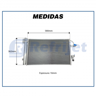 Condensadores CONDENSADOR  ASTRA/ VECTRA / ZAFIRA - 2009>2011 Imagem 6