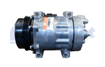 Compressores COMPRESSOR 7H15 MÁQUINA TRATOR CASE/ NEW HOLLAND MODELO FARMALL/ PUMA 125 - 12 VOLTS POLIA 4PK 119MM OEM: 87802912/87709785