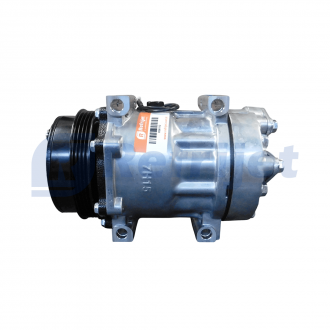 Compressores COMPRESSOR 7H15 MÁQUINA TRATOR CASE/ NEW HOLLAND MODELO FARMALL/ PUMA 125 - 12 VOLTS POLIA 4PK 119MM OEM: 87802912/87709785 Imagem 0