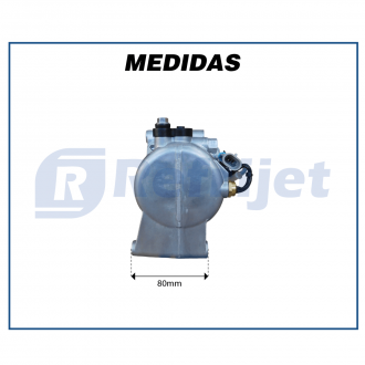 Compressores COMPRESSOR MODELO CALSONIC - FIAT LINHA FIRE PALIO 2001>2017/ UNO 2004>2016/ SIENA 2001>2017/ STRADA 2004>2015/ FIORINO 2004>2015 Imagem 11