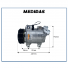 Compressores COMPRESSOR L200 TRITON / PAJERO 3.2 2008/2014 7PK Imagem Miniatura 7