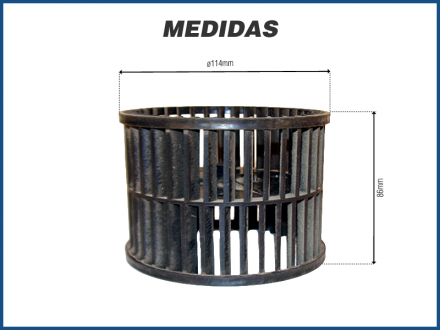 Eletroventiladores TURBINA DUPLA PLAST IMP JET-801/ UNO / PALIO - 2001 Imagem 2
