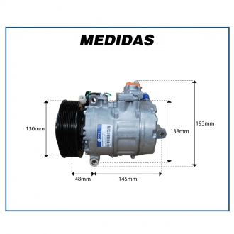 Compressores COMPRESSOR MERCEDES AXOR - 7SBU16 Imagem 9