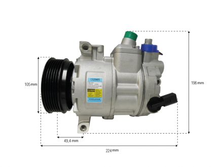 Compressores COMPRESSOR DELPHI - VOLKSWAGEN AMAROK 2.0 DIESEL 2013>2020 Imagem 4