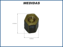 Componentes ADAPTADOR P/  TRANSFORMAR PRESSOSTATO EM FEMEA Imagem Miniatura 1