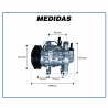 Compressores COMPRESSOR DENSO - HONDA CITY / FIT 1.5 16V  2014>2021 / WRV - 2017> Imagem Miniatura 5