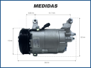 Compressores COMPRESSOR MARELLI - FIAT PALIO / STRADA E-TORQ / DOBLO / IDEA / LINEA / PUNTO / SIENA 115MM - 2011>2015 Imagem Miniatura 5