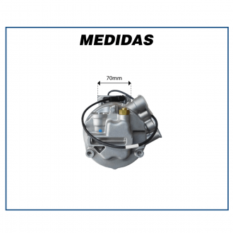 Compressores COMPRESSOR MAHLE ACP208 - VOLKSWAGEN GOL G3 G4 / PARATI / SAVEIRO - 2002>2009 Imagem 8