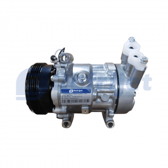 Compressores COMPRESSOR 6V12 12V 4PK 120MM 1911E RENAULT CLIO/SANDERO/ LOGAN 1.0 2008>2010/ SYMBOL 1.2 2001>2012 / NISSAN MARCH 1.0 2011>2016 Imagem 0