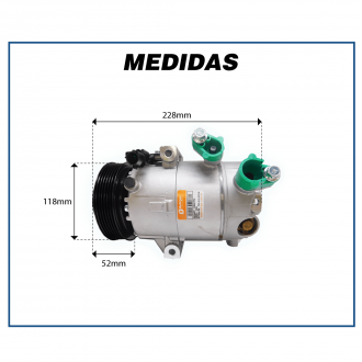 Compressores COMPRESSOR I30 1.8 2014 ELANTRA 2010/2015 - VÁLVULA MECÂNICA Imagem 4