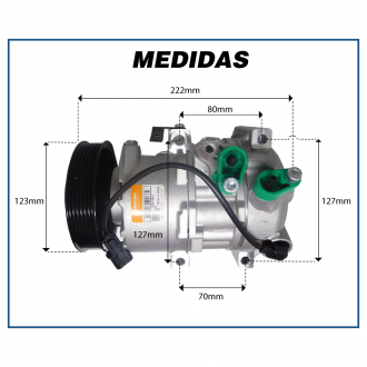 Compressores COMPRESSOR KIA SORENTO 2.4 2010/2018 AUTOMATICO Imagem 6