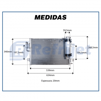 Condensadores CONDENSADOR FORD CARGO 815E / 816E (MENOR) Imagem 5