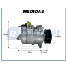 Compressores COMPRESSOR DENSO - VOLKSWAGEN AMAROK 2.0 DIESEL 2013>2020 Imagem Miniatura 6