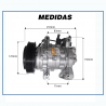 Compressores COMPRESSOR HONDA CITY / FIT 1.5 16V 2014 /... 10SER11C Imagem Miniatura 4