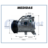 Compressores COMPRESSOR HYUNDAI HB20 1.4 / 1.6 - 2010>2014 Imagem Miniatura 5