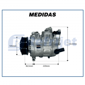 Compressores COMPRESSOR DENSO - AUDI T5 2012/ VW AMAROK DIESEL 2.0 2010>2012 Imagem 7