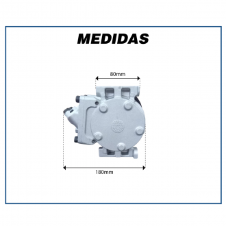 Compressores COMPRESSOR FIESTA / ECOSPORT 1.0 / 1.6 - 2004>2012 Imagem 8