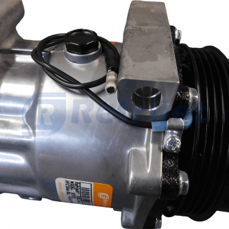 Compressores COMPRESSOR 7H15 MÁQUINA TRATOR CASE/ NEW HOLLAND MODELO FARMALL/ PUMA 125 - 12 VOLTS POLIA 4PK 119MM OEM: 87802912/87709785 Imagem 6