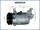 Compressores COMPRESSOR DELPHI - FIAT BRAVO / DOBLO / GRAND SIENA / LINEA / PALIO / PUNTO / SIENA / STRADA - 1.3 / 1.4 / 1.6 / 1.8 (MOTOR E-TORQ) - 2011>2015 Imagem Miniatura 5