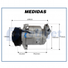 Compressores COMPRESSOR GM CRUZE 1.8 16V 2012/2015 FLEX Imagem Miniatura 7