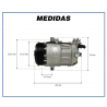 Compressores COMPRESSOR MAHLE - RENAULT MASTER 2.3  2013>2022 Imagem Miniatura 4