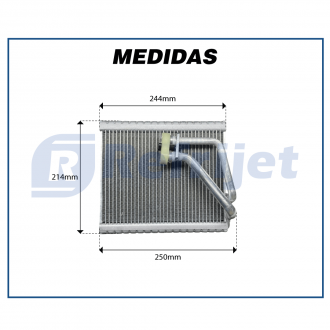 Evaporadores EVAPORADOR CAMINHÃO FORD CARGO 3031 2018> FLUXO PARALELO Imagem 5