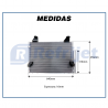 Condensadores CONDENSADOR HILUX 2005 A 2015 3.0 DIESEL ENTRADA/SAIDA MESMO LADO Imagem Miniatura 7