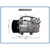 Compressores COMPRESSOR SCANIA 7H15 10PK 120MM 24V 4 FUROS PASSANTES (8275/8295) Imagem Miniatura 4