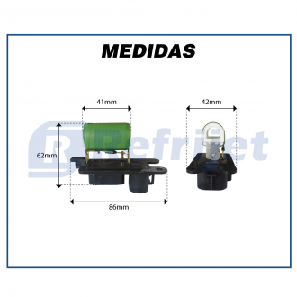 Elétricos RESISTENCIA DO ELETROVENTILADOR POLO/GOL G5/SAVEIRO G5 Imagem 7